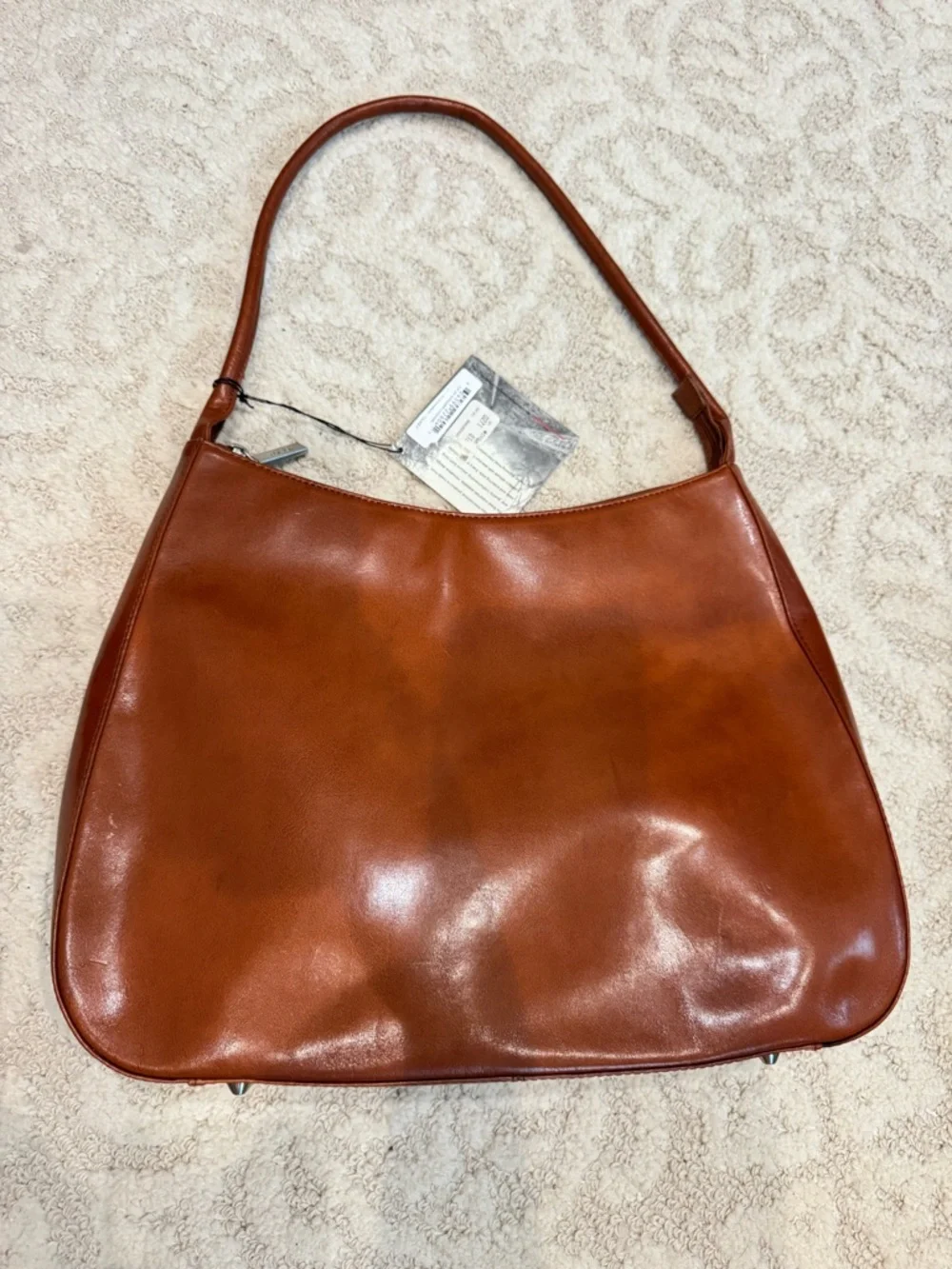 HOBO International Leather Shoulder Bag‎ US One Size Camel Tan Soft Leather